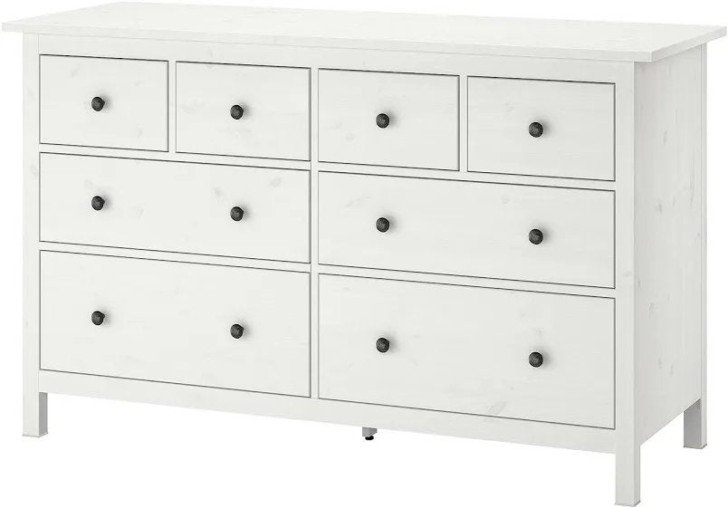 IKEA Hemnes ladekast met 8 lades - wit, Ophalen, Gebruikt, 5 laden of meer, 100 tot 150 cm