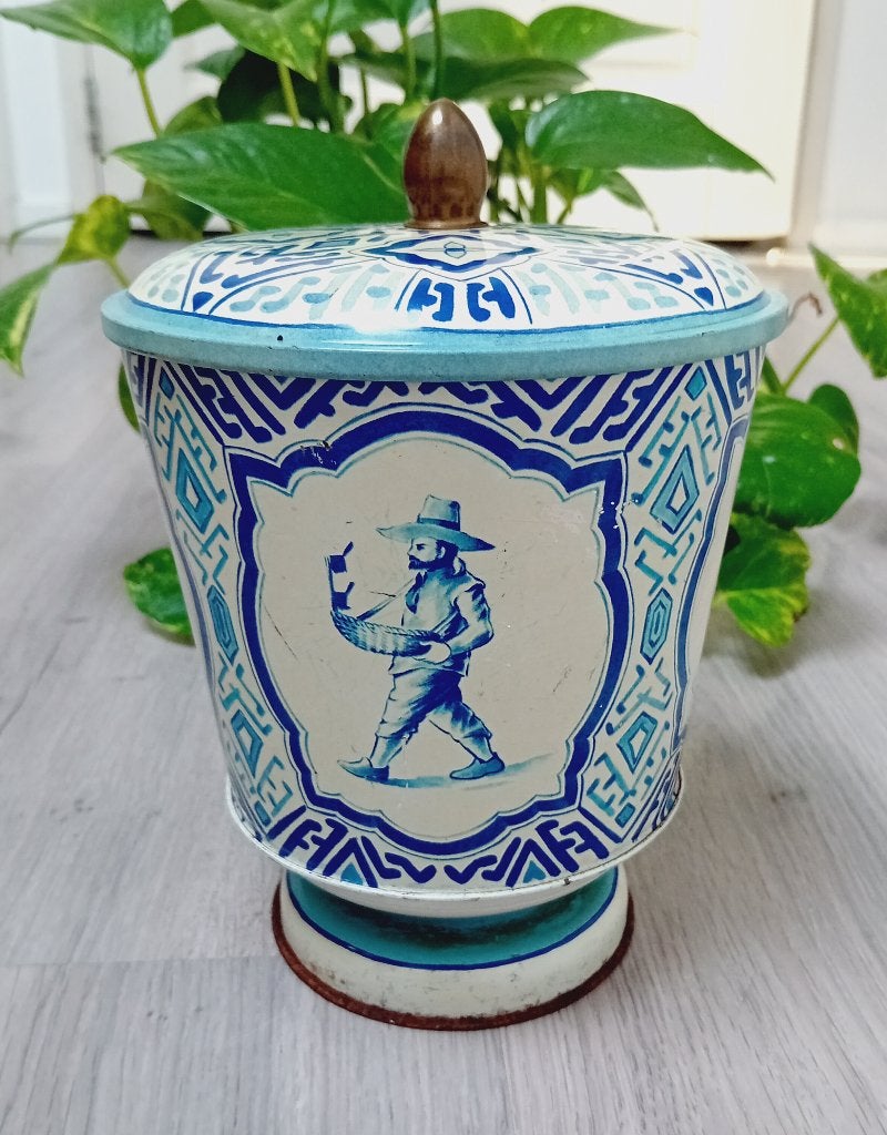 vintage bewaar blik, Verzamelen, Blikken, Verzenden, Overige