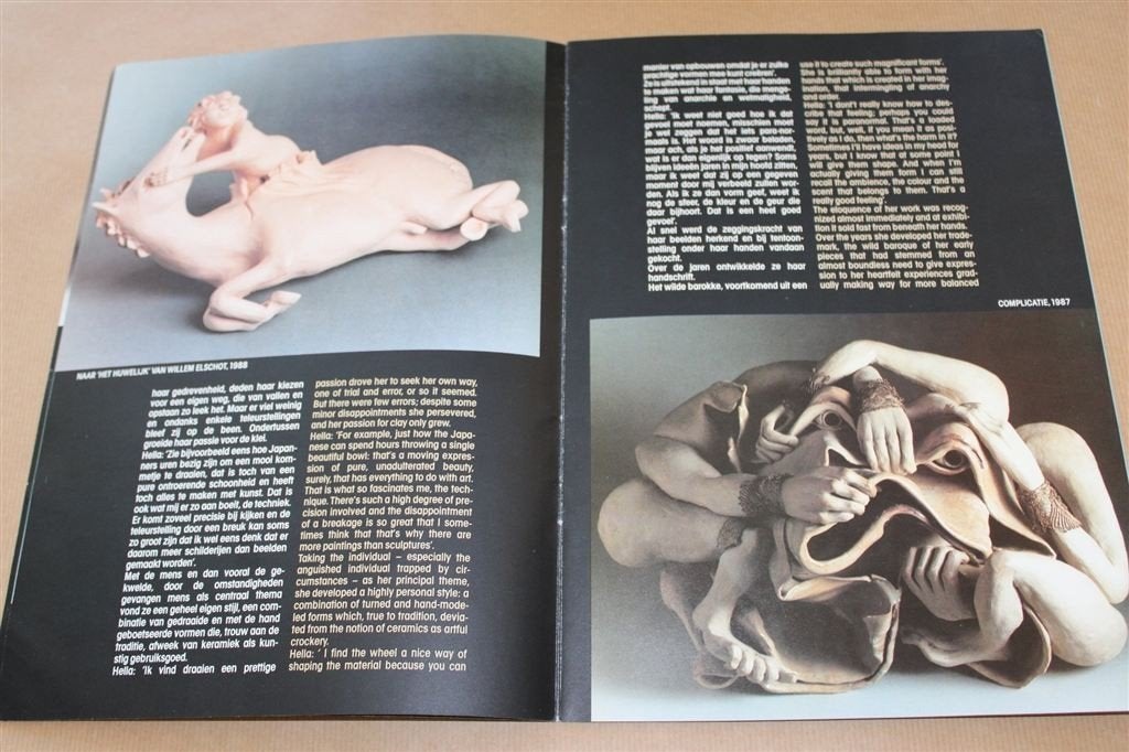 Hella de Jonge. Beelden., Ophalen of Verzenden, Gelezen, Beeldhouwkunst
