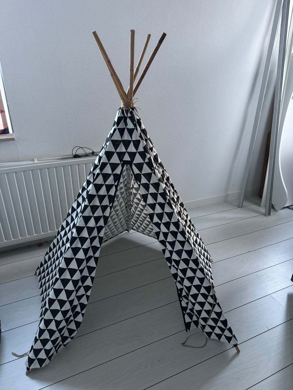 Tipi tent, Ophalen, Gebruikt