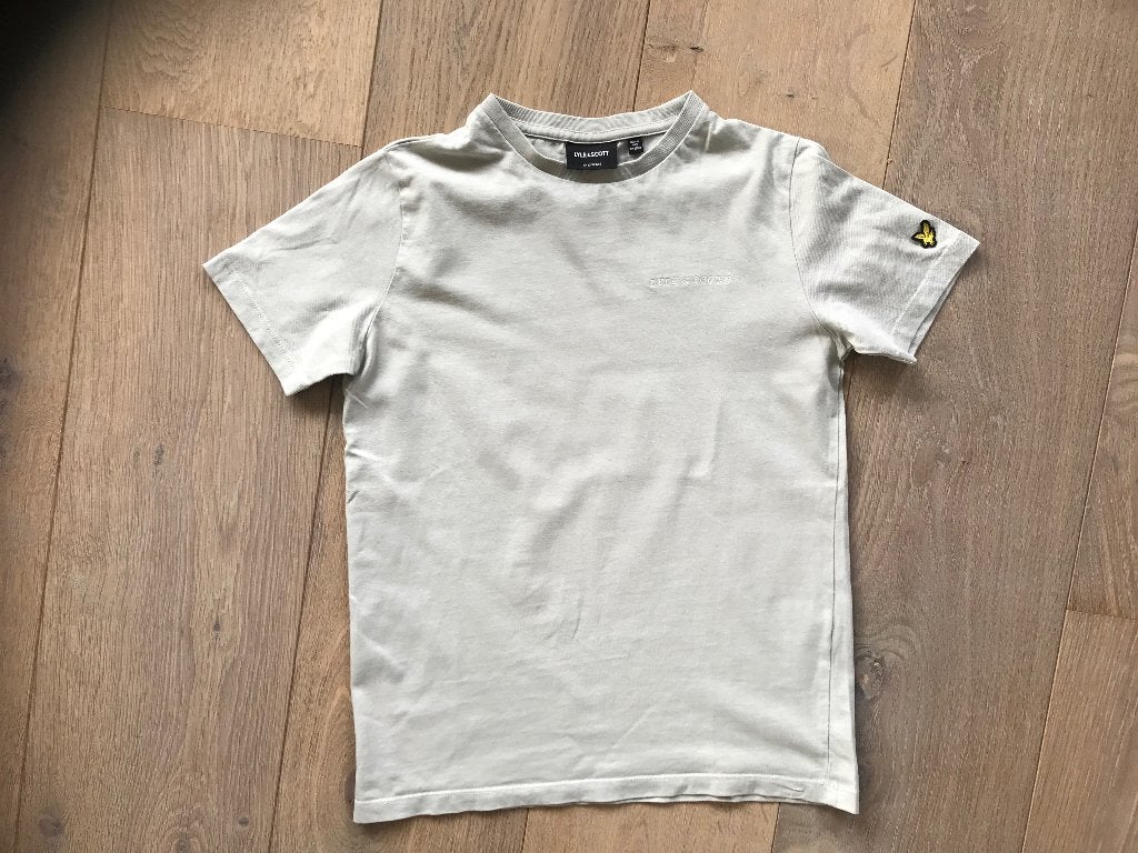 Grijs T-shirt Lyle & Scott, Gebruikt, Lyle & Scott, Ophalen of Verzenden, Shirt of Longsleeve