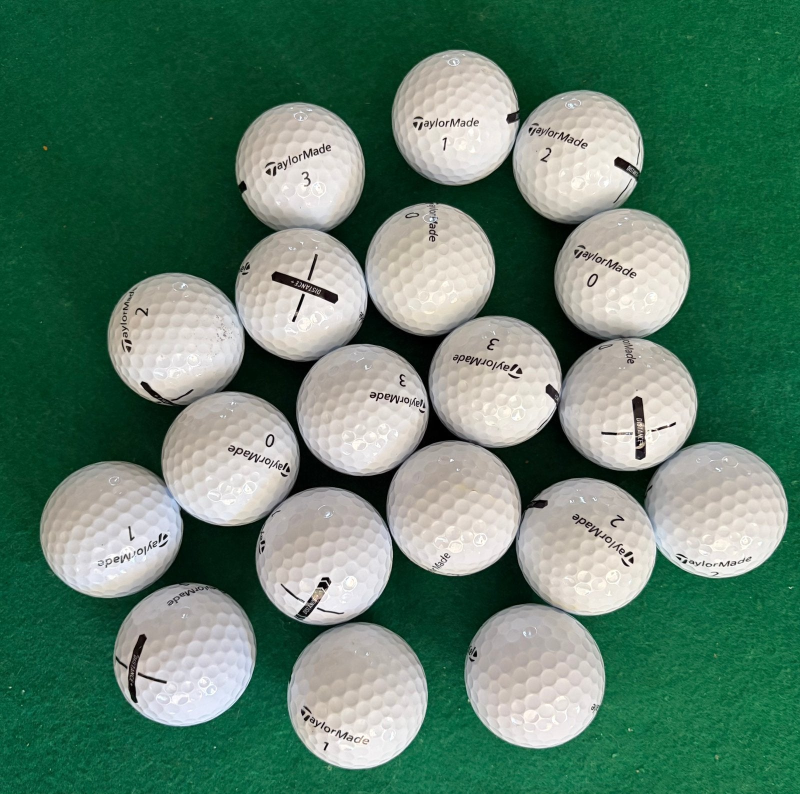 TAYLORMADE DISTANCE+ 40 stuks, Sport en Fitness, Golf, Ophalen, Zo goed als nieuw, Bal(len)