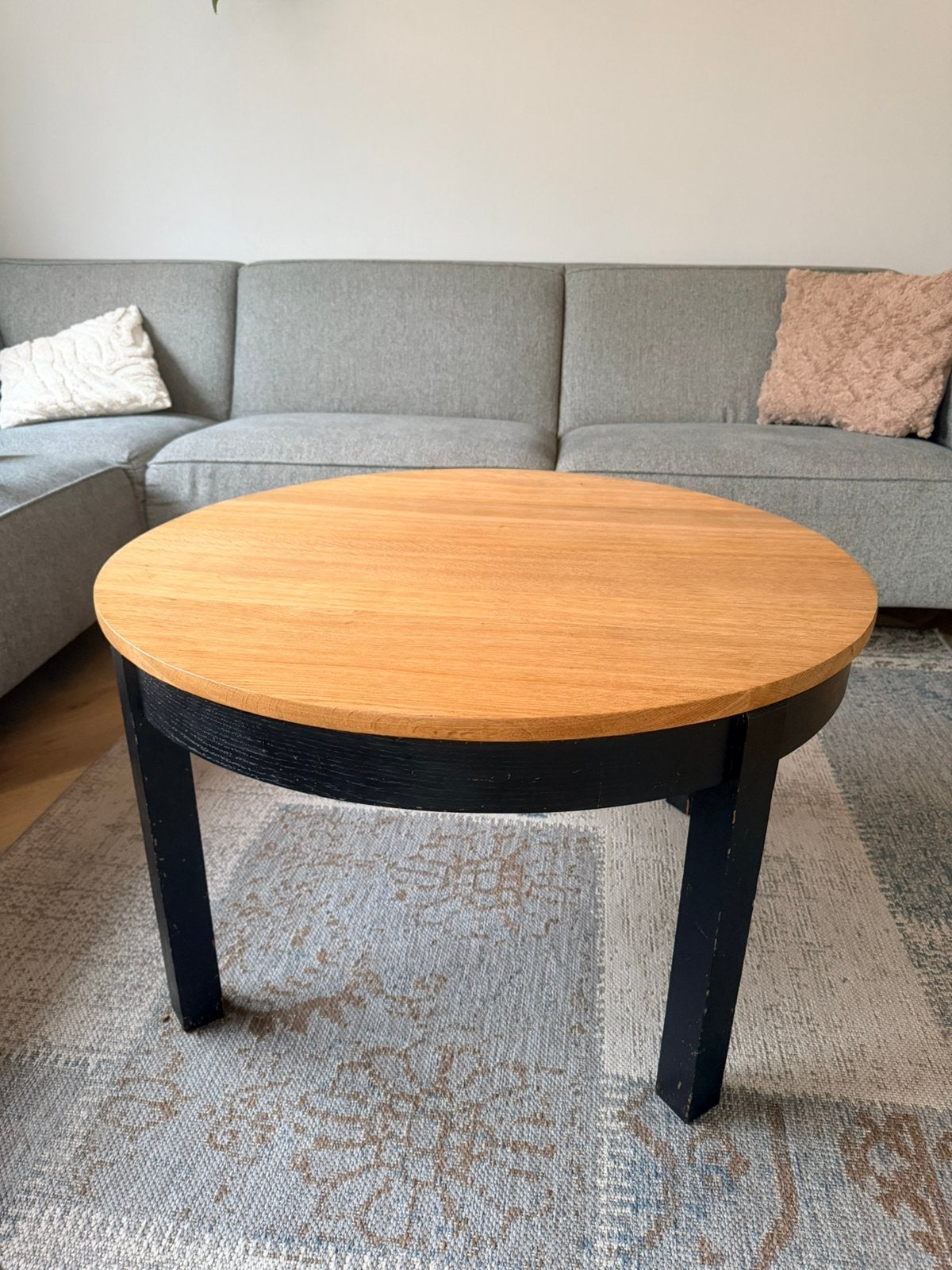 Salontafel massief eikenhout, Ophalen, 100 tot 150 cm, Eikenhout, 50 tot 100 cm