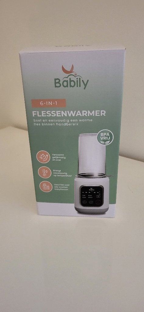 Babily 6 in 1 flessenwarmer, Ophalen, Zo goed als nieuw, Flessen- of potjesverwarmer, Overige merken