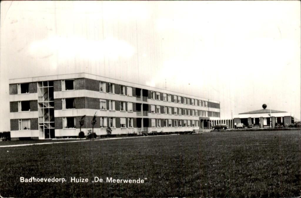 Badhoevedorp - Huize De Meerwende - gebouw, Verzamelen, Ansichtkaarten | Nederland, Ophalen of Verzenden, 1960 tot 1980, Gelopen