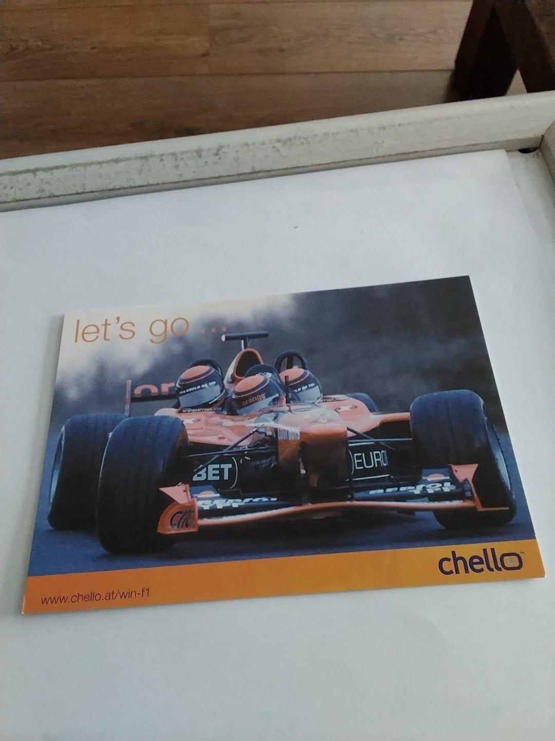 Boomerang Ansichtkaart F1 Chellow, Ophalen of Verzenden