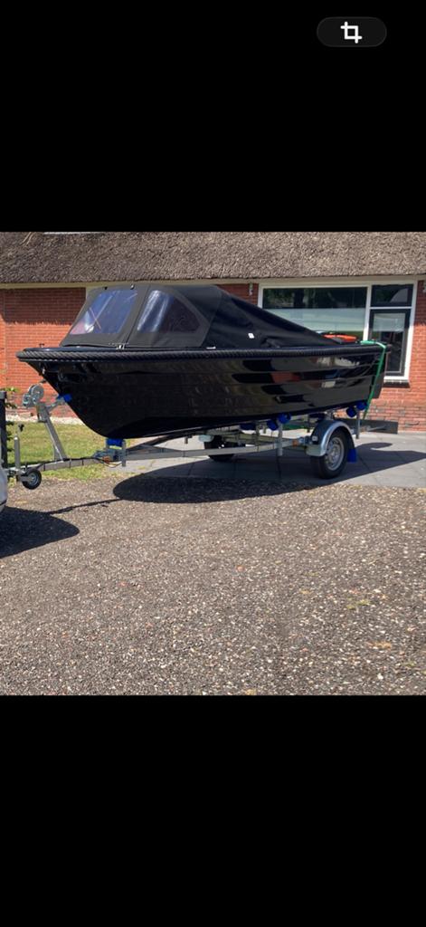 Gentle 500 Sloep inclusief kanteltrailer, Ophalen, Gebruikt, Elektrisch, Trailer
