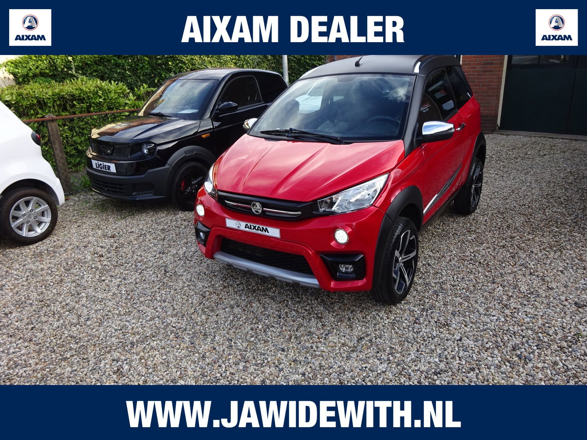 Aixam Crossover Premium HANDBEDIENING GAS EN REM, ABS, Achte, Gebruikt, Overige merken