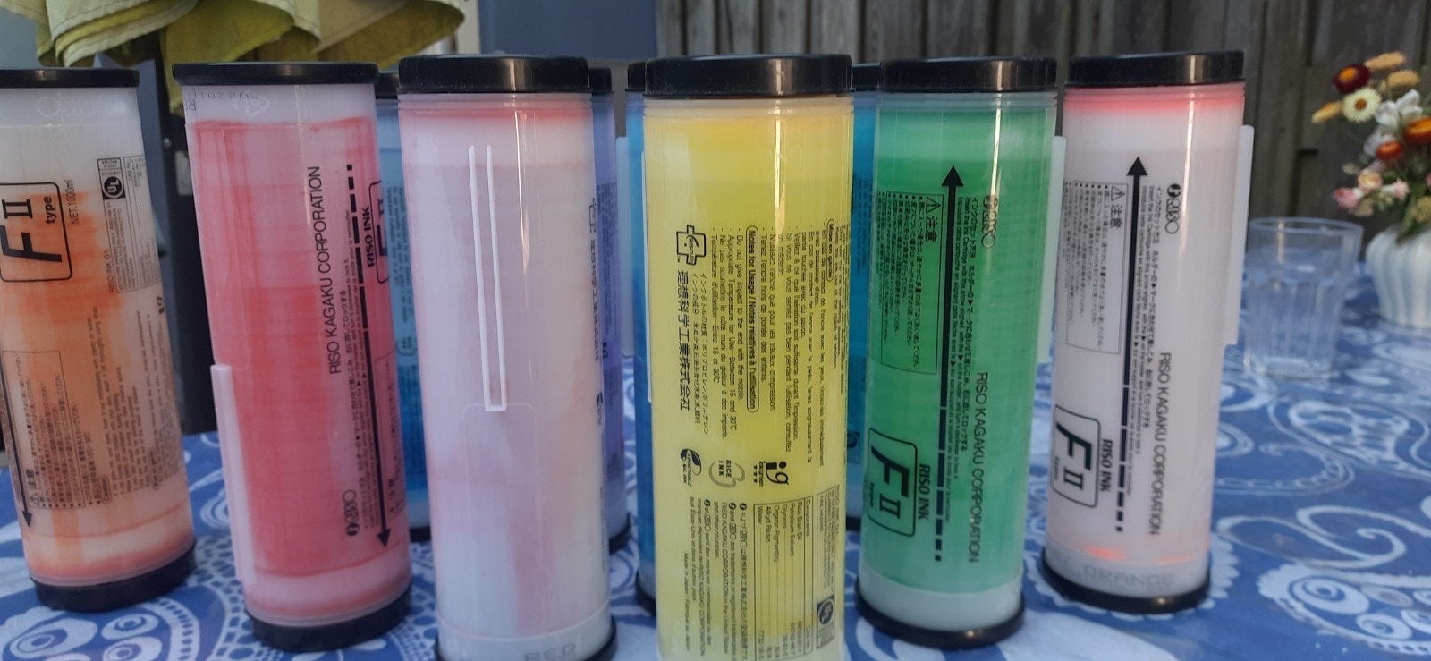riso cartridge 11x let op! LEEG, gratis, Ophalen, Gebruikt, Kunststof