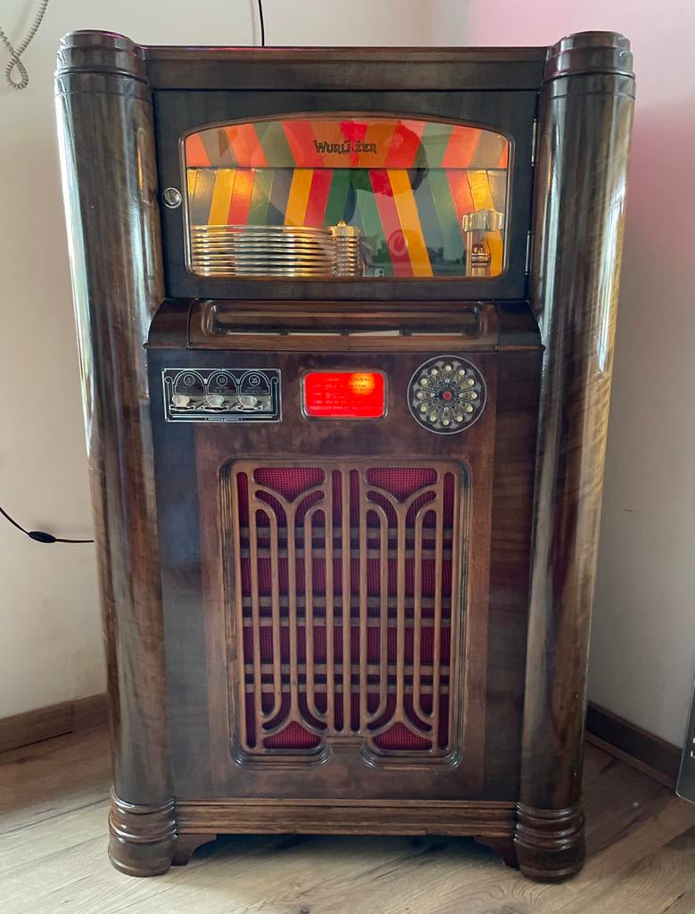 Wurlitzer 412, Met singles, Gebruikt, Ophalen of Verzenden, Wurlitzer