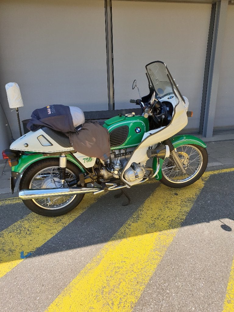 BMW R75/6 Duitse politie uitvoering, 750 cc, Cardan-aandrijving, 2 cilinders, Gebruikt