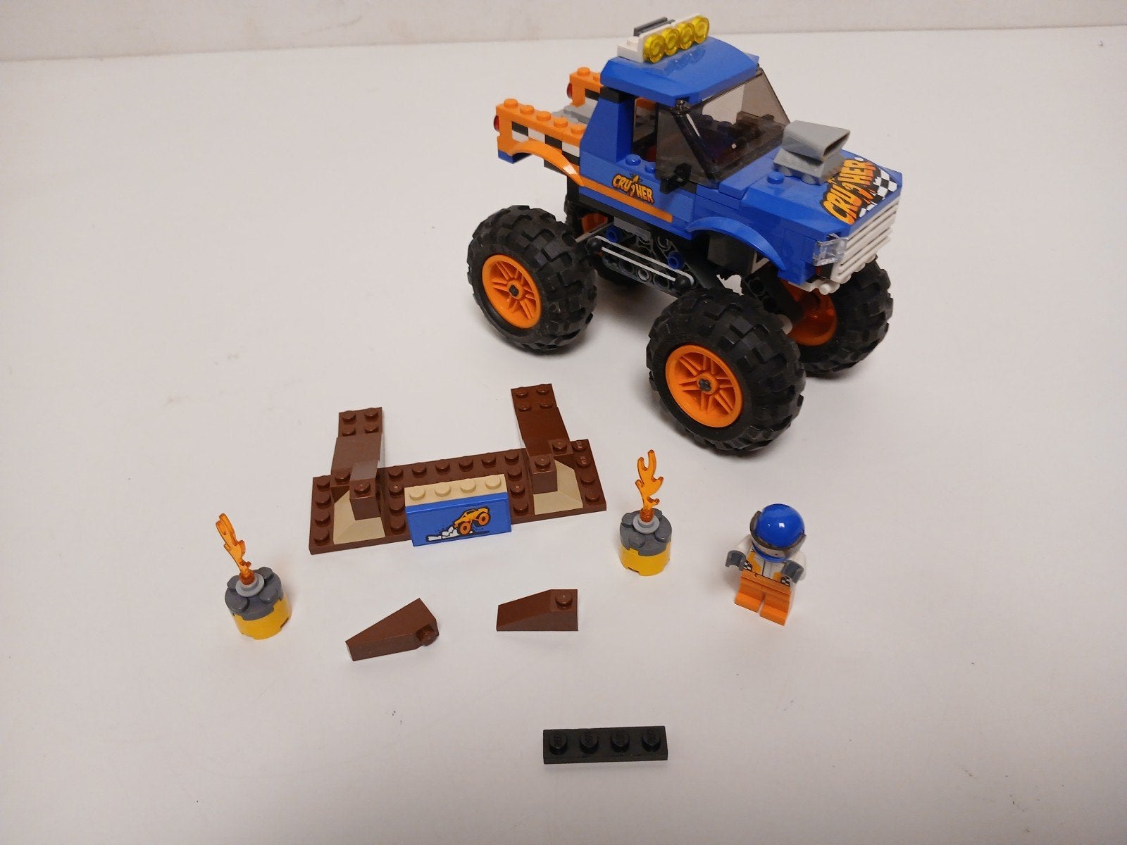 Lego 60180 monstertruck zonder boekje 100% compleet, Ophalen of Verzenden