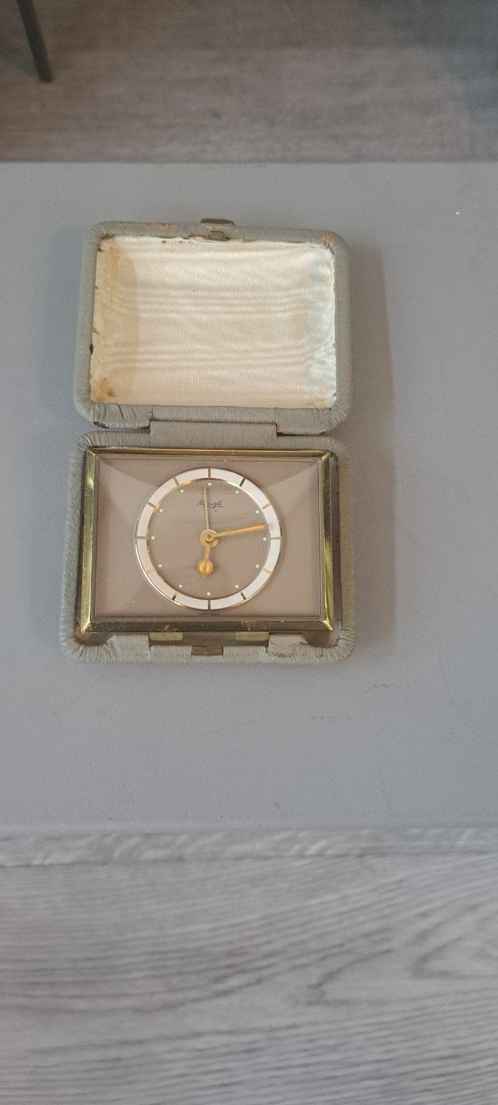 vintage mechanische reiswekker Kienzle, Ophalen of Verzenden