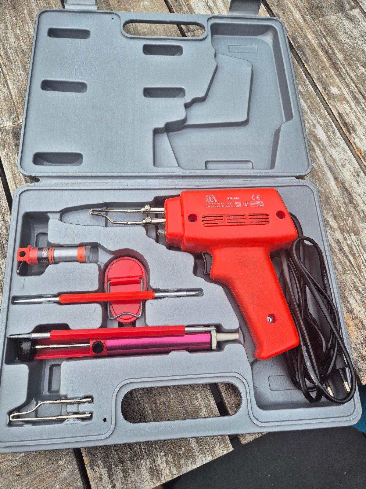 Lux soldeerpistool set 100W, Doe-het-zelf en Verbouw, Gereedschap | Handgereedschap, Ophalen of Verzenden, Gebruikt, Overige typen