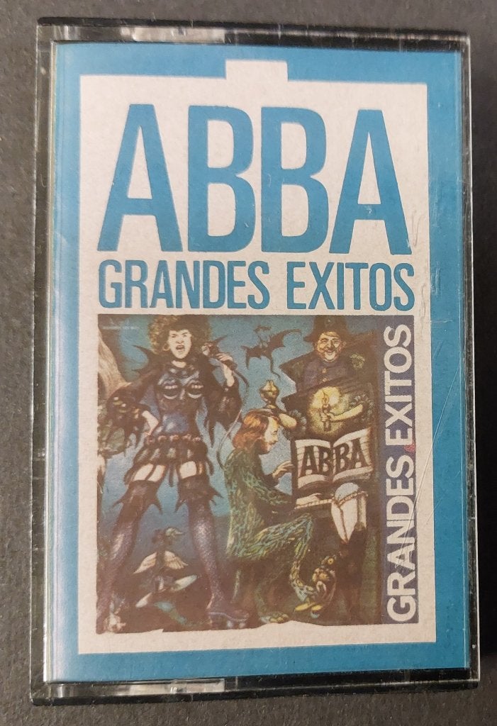 MISDRUK : ABBA CASSETTE Grandes Exitos 1 - Spanje 1980, Gebruikt, ABBA, 1 bandje, Ophalen of Verzenden