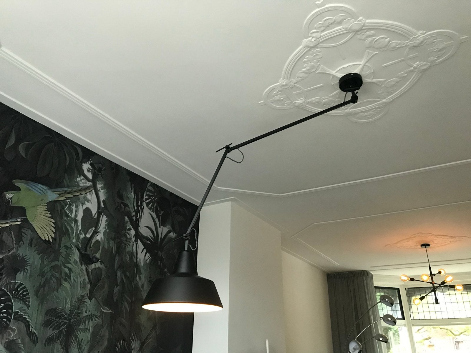 It's About Romi Chicago Plafond/Wandlamp Zwart, Ophalen, Gebruikt, Metaal, E27 (groot)