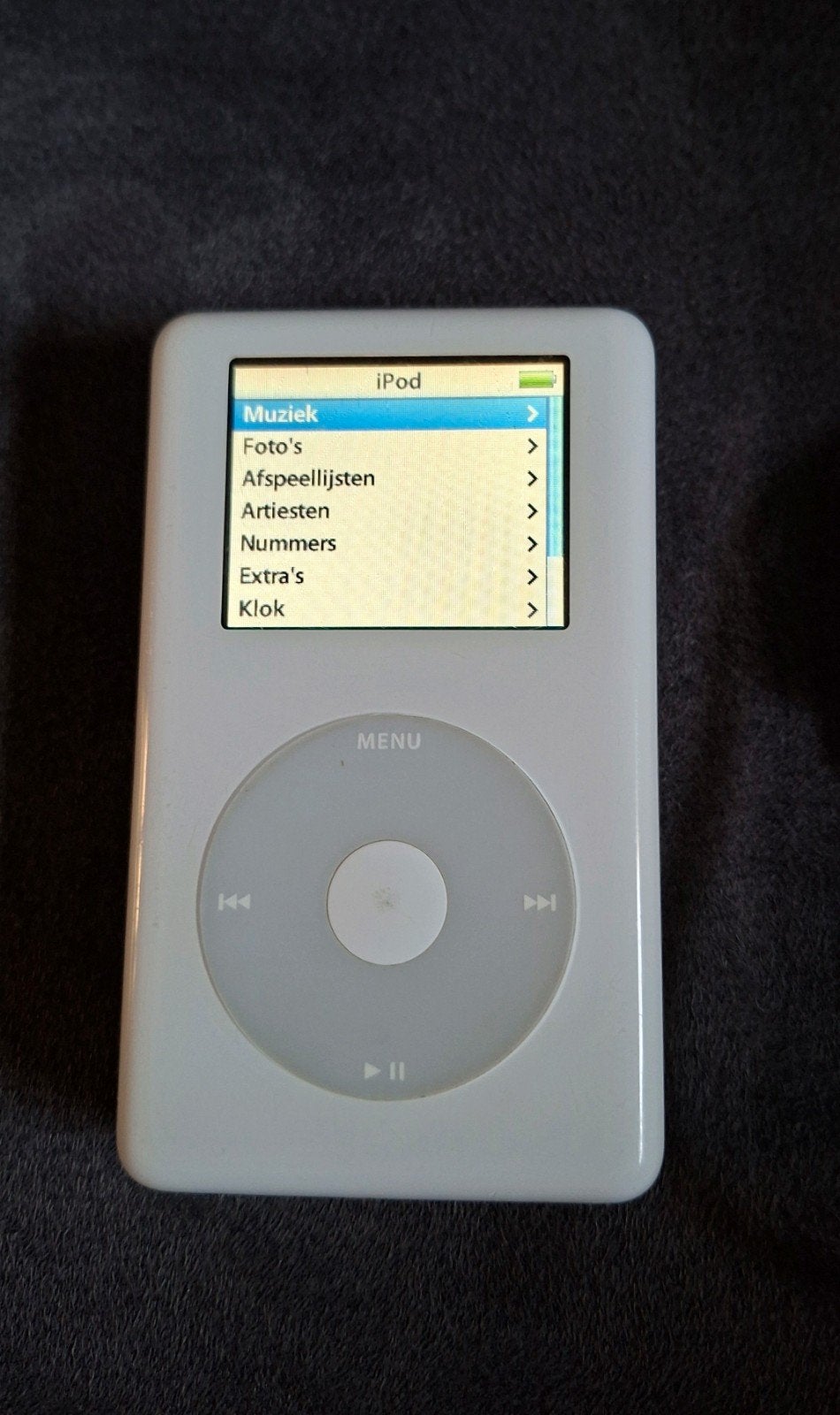 iPod Classic 4e generatie 60GB met originele oplaadkabel, Ophalen of Verzenden, Gebruikt, Classic, 40 GB en meer