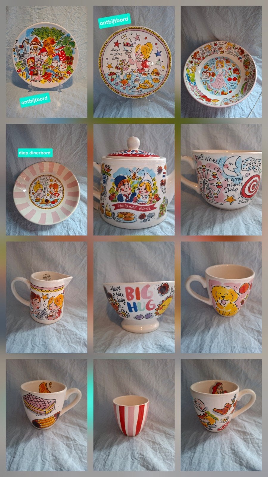 blond Amsterdam, Huis en Inrichting, Keuken | Servies, Ophalen, Zo goed als nieuw, Aardewerk