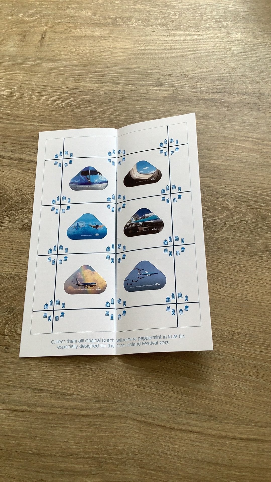KLM Business Class menukaart “ KLM ‘s 94th Birthday, Verzamelen, Ophalen of Verzenden, Zo goed als nieuw, Overige typen