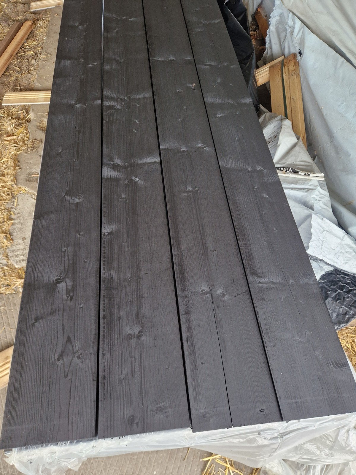zwarte planken 22x245mm, Ophalen of Verzenden, Nieuw, 250 cm of meer, Planken