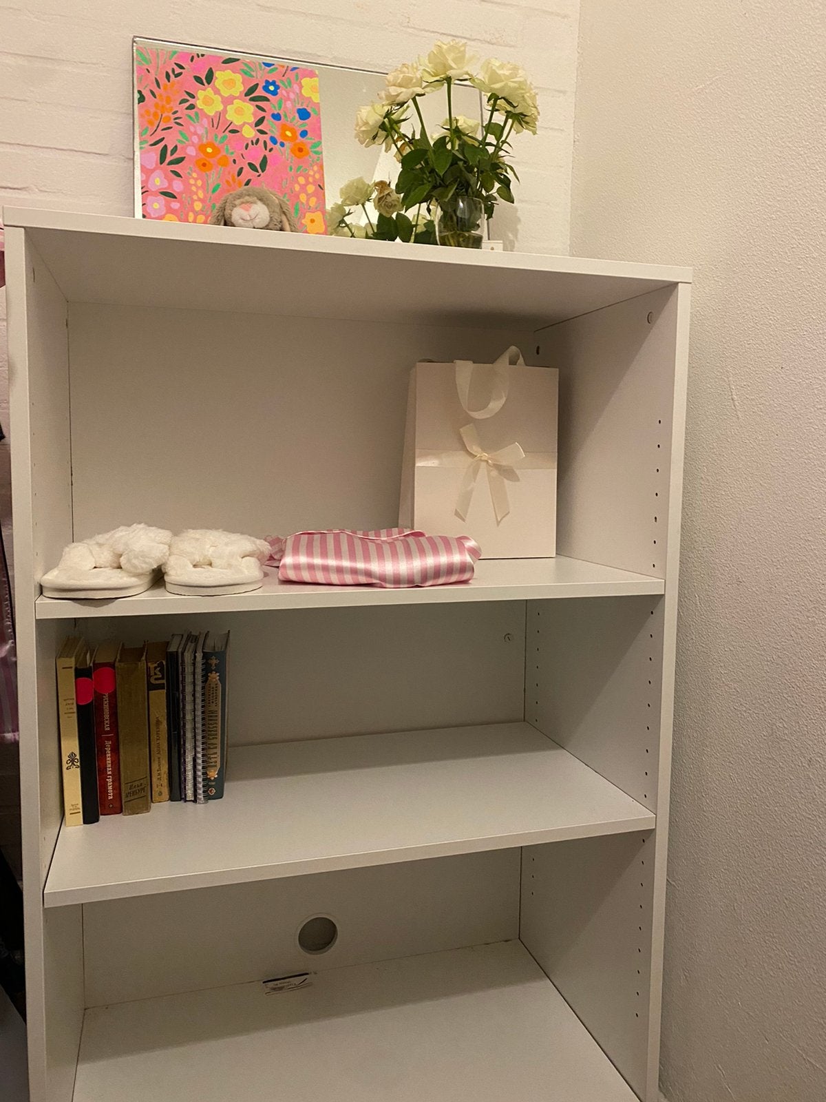 Witte IKEA opberkast, Ophalen of Verzenden, Zo goed als nieuw, 25 tot 50 cm