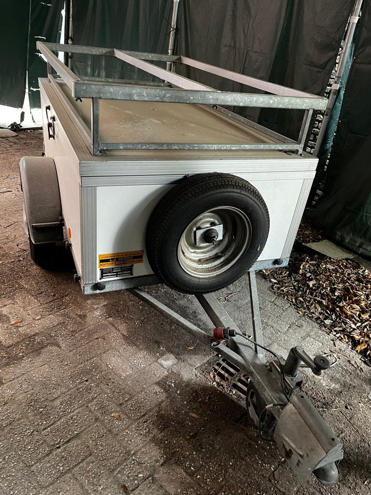 Verdonk gesloten aanhangwagen, Auto diversen, Aanhangers en Bagagewagens, Ophalen, Gebruikt