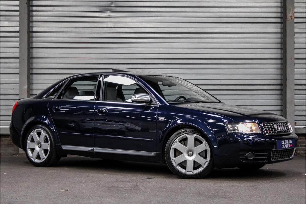 Audi S4 Limousine 4.2 V8 QUATTRO Exclusive |Uniek|Zeermooi|V, Gebruikt, Blauw, Leder, Bedrijf