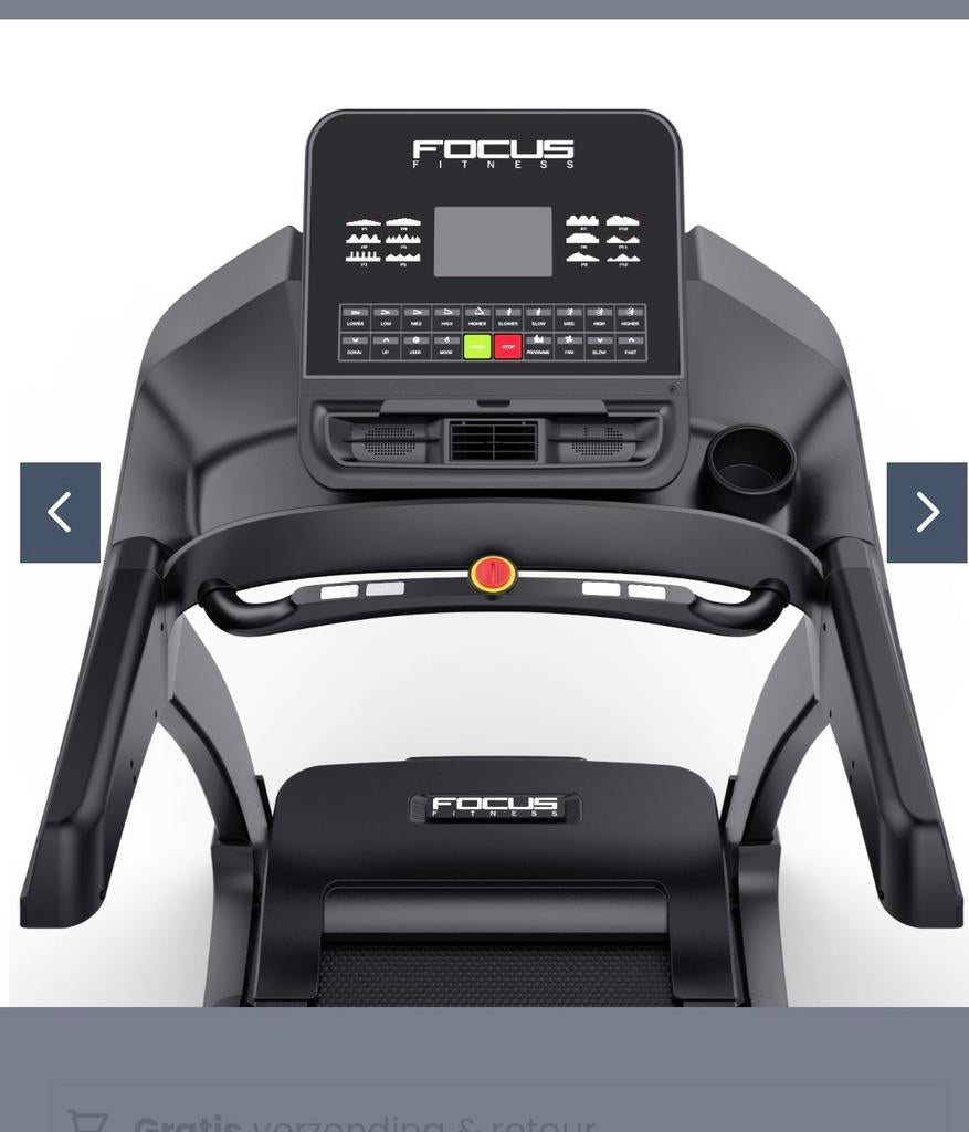 Focus Fitness Senator iPlus Loopband, Verzenden, Zo goed als nieuw, Metaal, Loopband