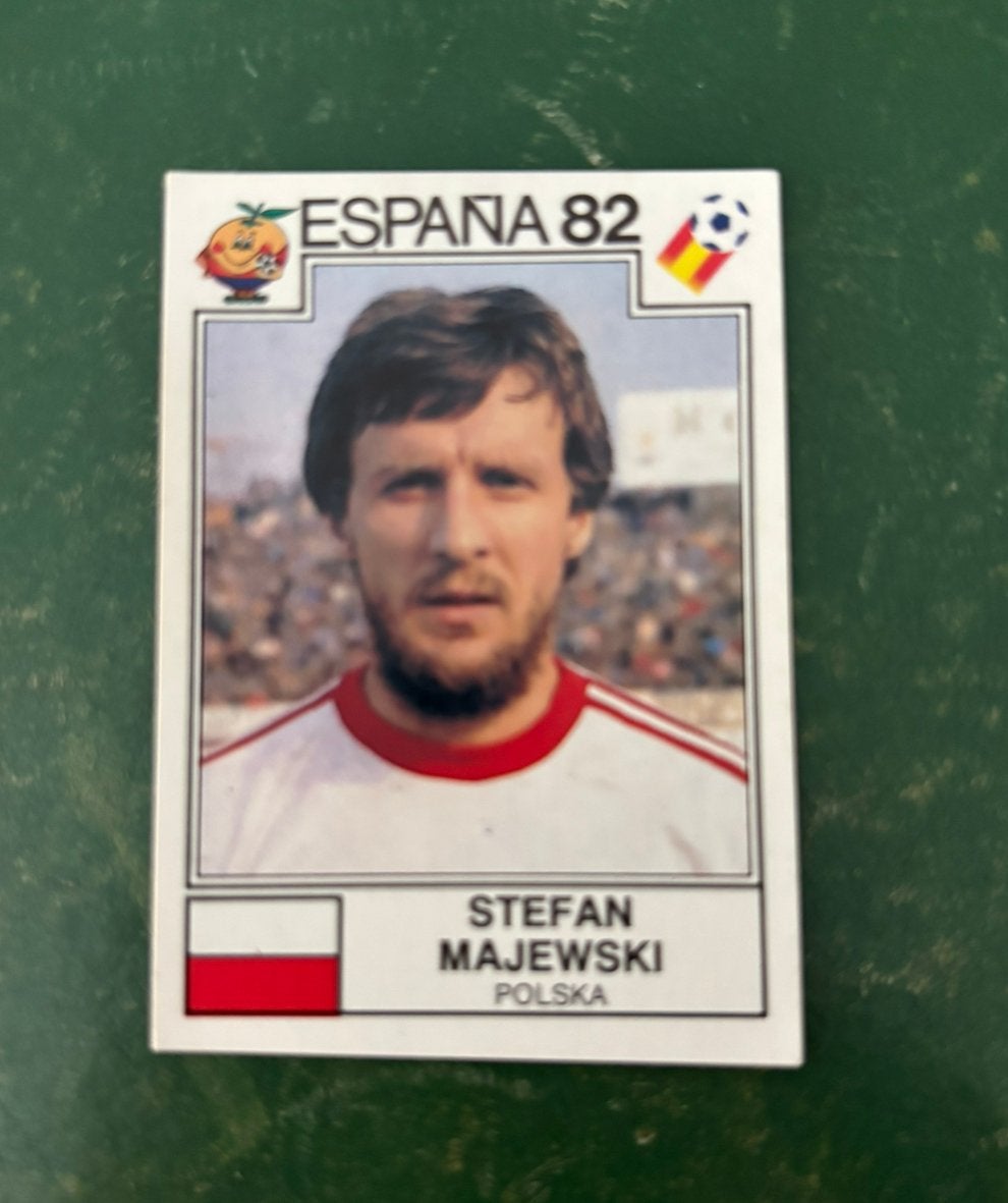 Panini plaatje Stefan Majewski Polen WK 1982, Verzamelen, Sportartikelen en Voetbal, Ophalen of Verzenden, Zo goed als nieuw