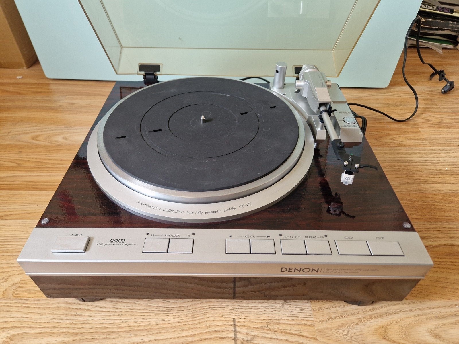Denon DP-47F Platenspeler - Nieuw element en trafo, Overige merken, Special Oldies, Koningstraat, Ophalen of Verzenden