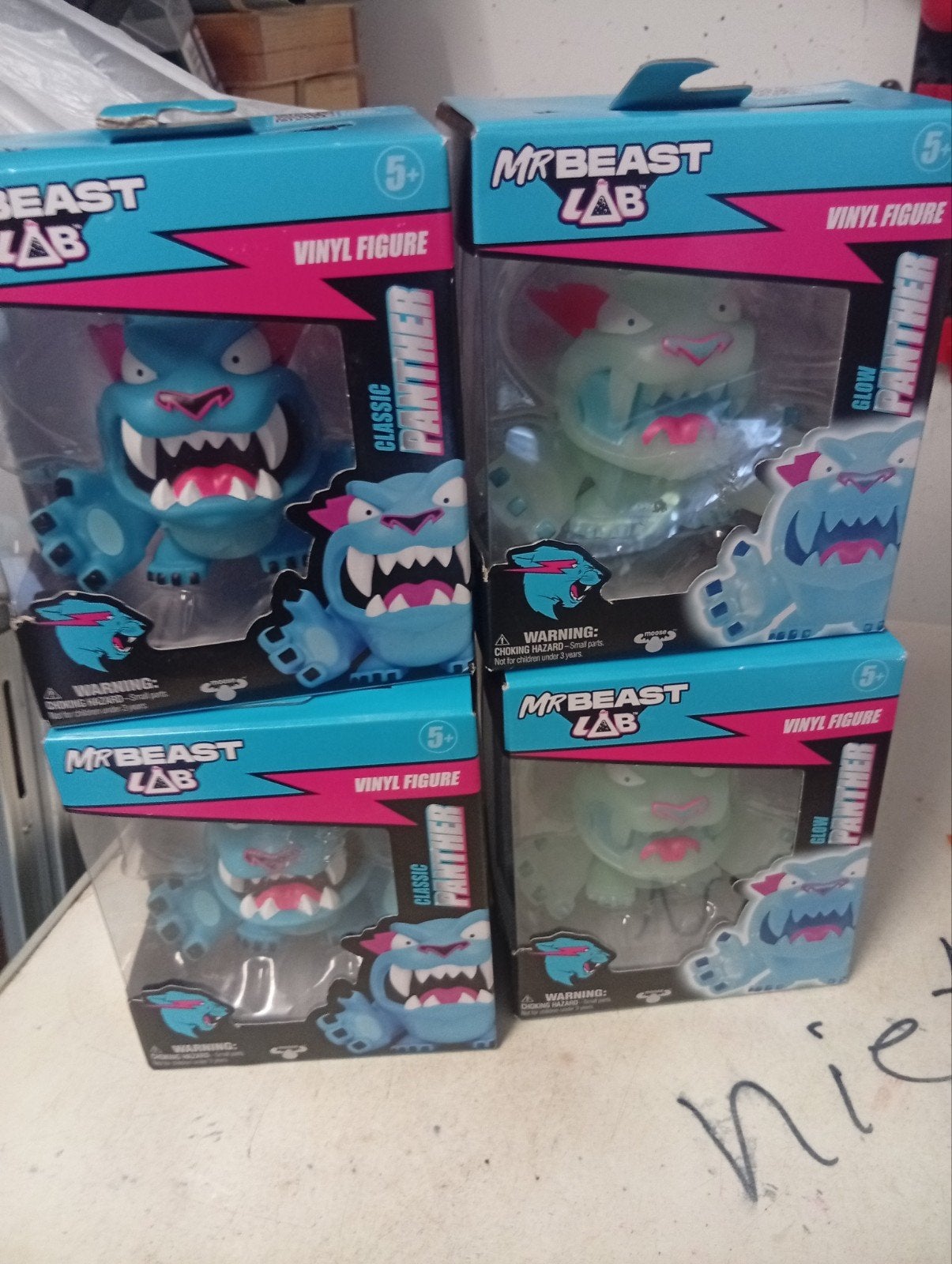 Mr Beast Lab Vinyl Figuren - Classic & Glow Panther, Ophalen of Verzenden, Nieuw
