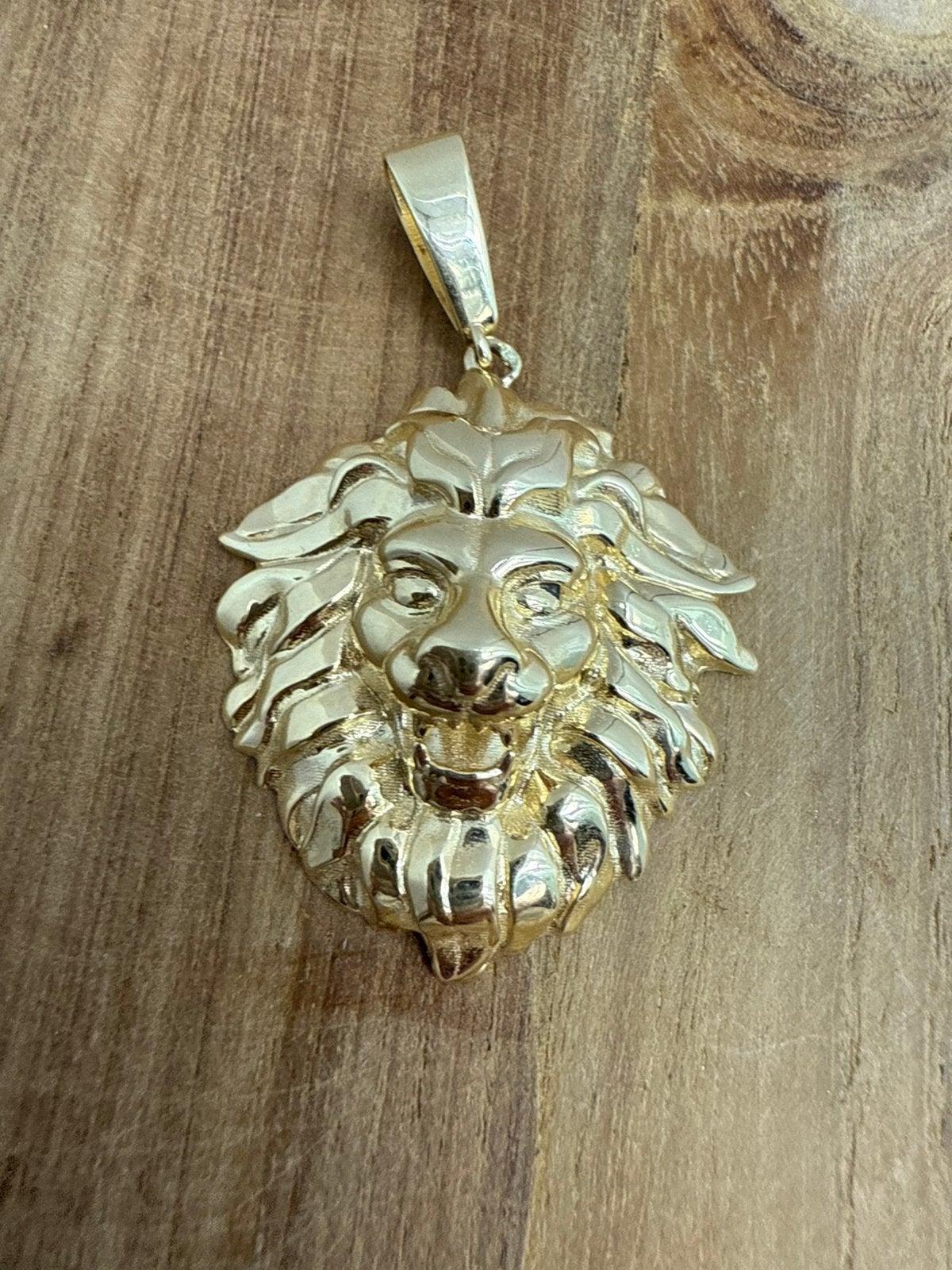 Prachtige 14 karaats gouden leeuwen kop hanger, Ophalen of Verzenden, Nieuw, Goud
