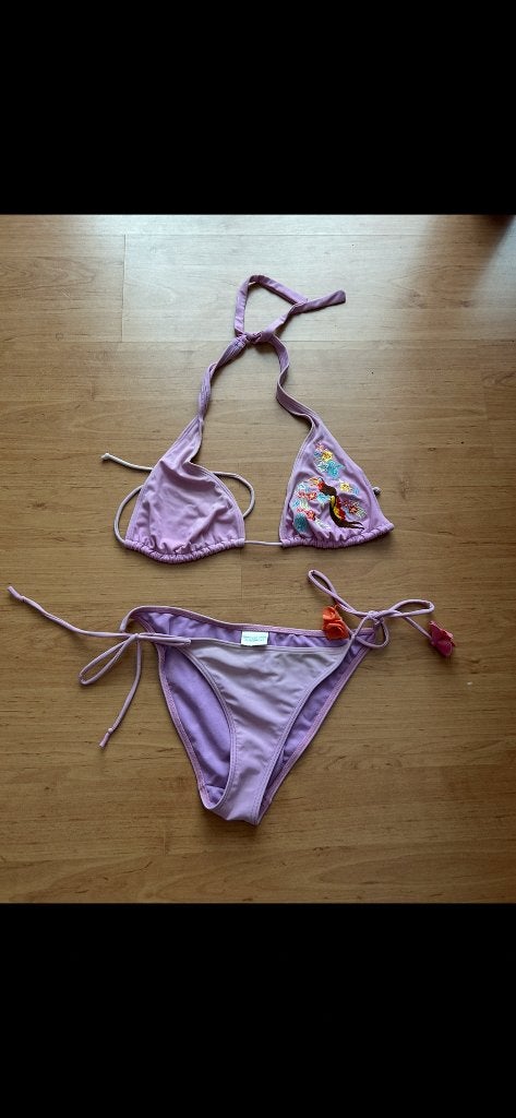 Bikini paars / lila maat M, Kleding | Dames, Badmode en Zwemkleding, Paars, Ophalen of Verzenden, Zo goed als nieuw, Bikini