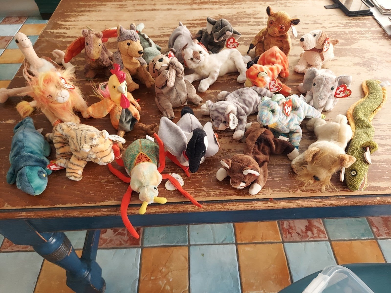 Beanie Babies Collection 23 stuks voor 10 euro, Kinderen en Baby's, Ophalen of Verzenden, Zo goed als nieuw, Hond