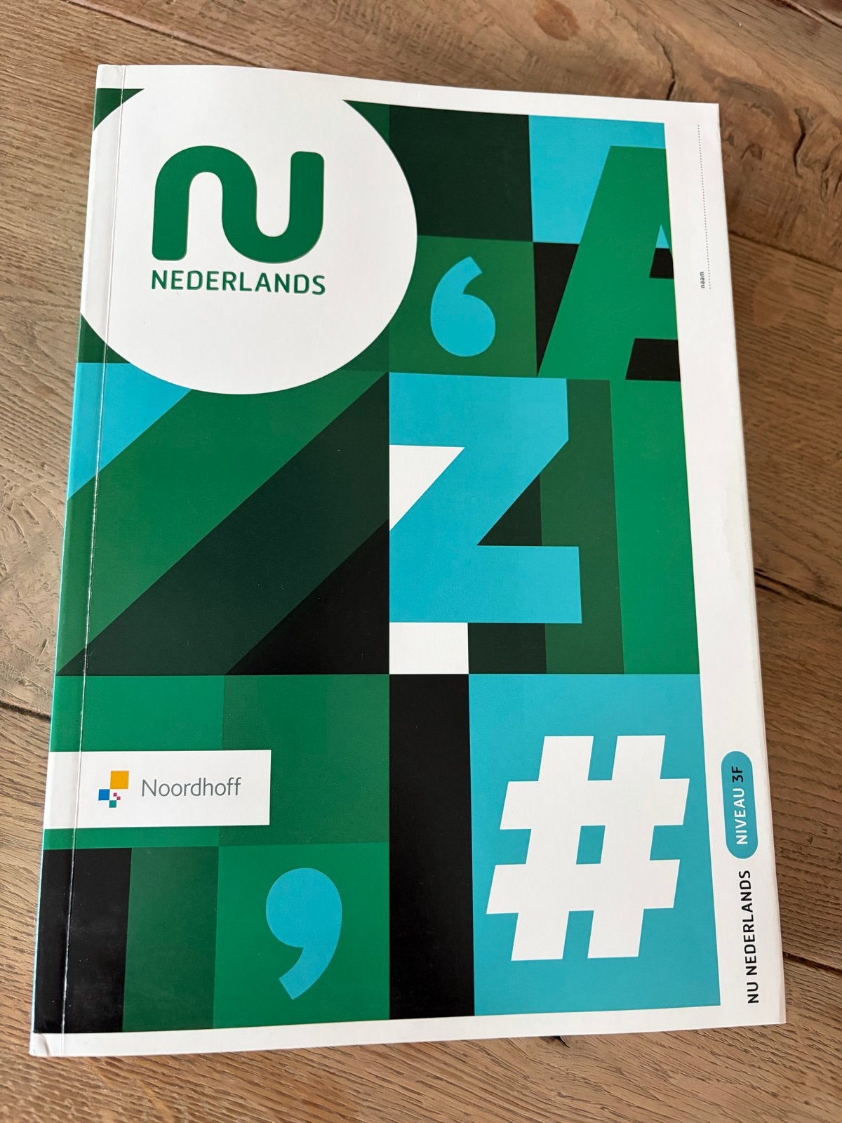 Nu Nederlands Niveau 3F - Noordhoff, Ophalen, Gamma, Zo goed als nieuw, MBO