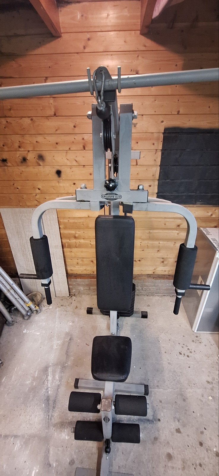 Multifunctioneel krachtstation home gym Dunlop Exclusive, Ophalen, Gebruikt, Krachtstation, Metaal