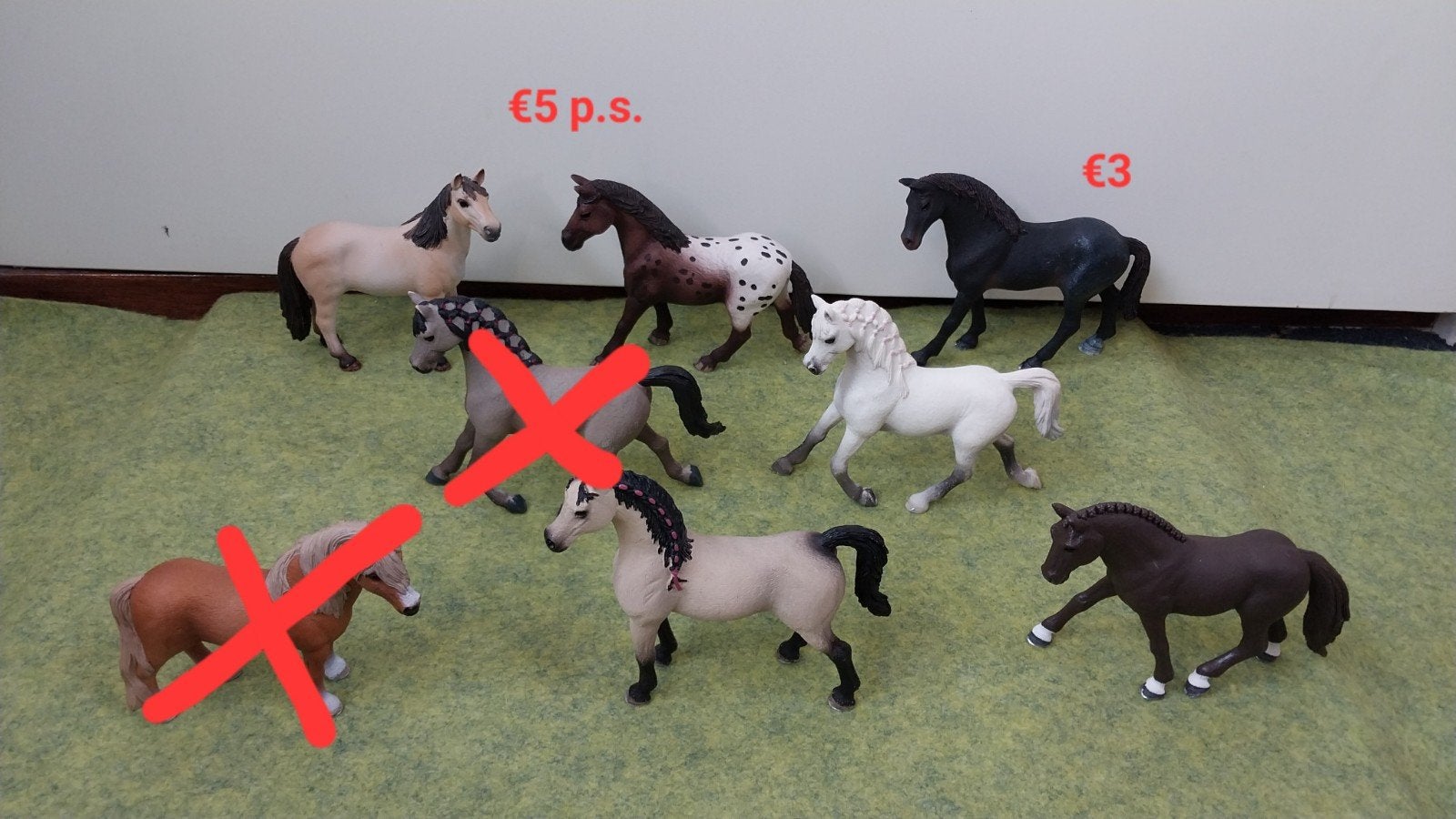 Schleich paarden verkoop 100% voor goed doel 1/2, Ophalen of Verzenden, Gebruikt, Paard, Beeldje of Figuurtje