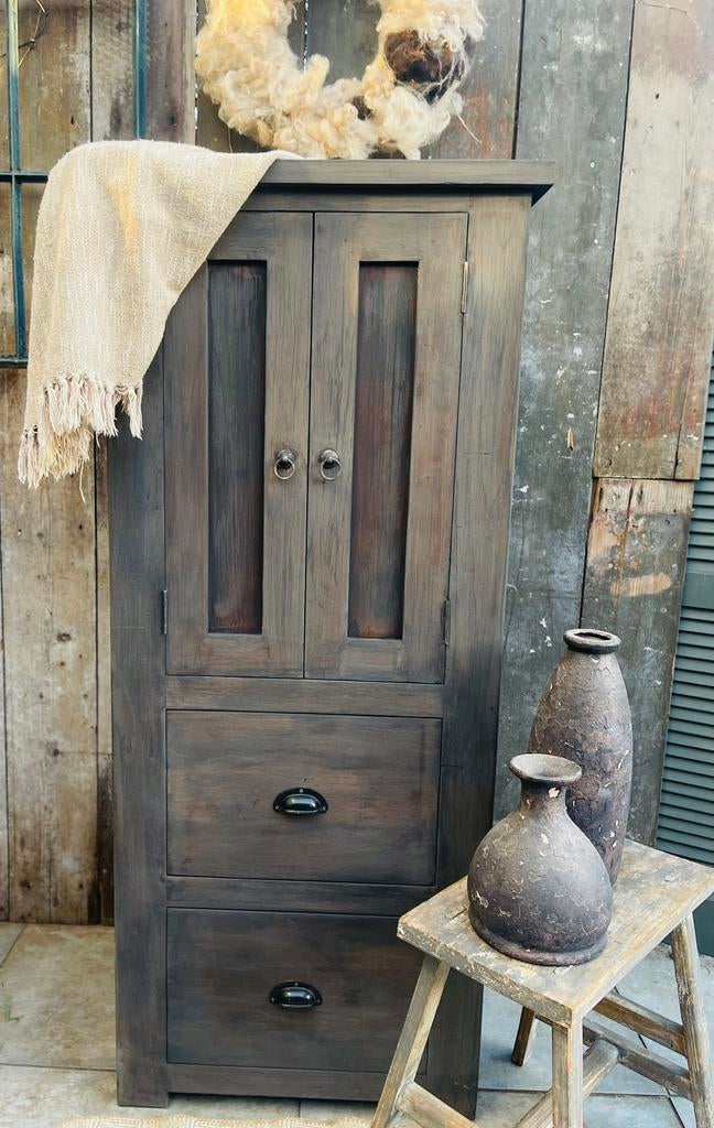 Teak houten kast – Aura Peeperkorn / hoffz stijl, Ophalen of Verzenden, Zo goed als nieuw
