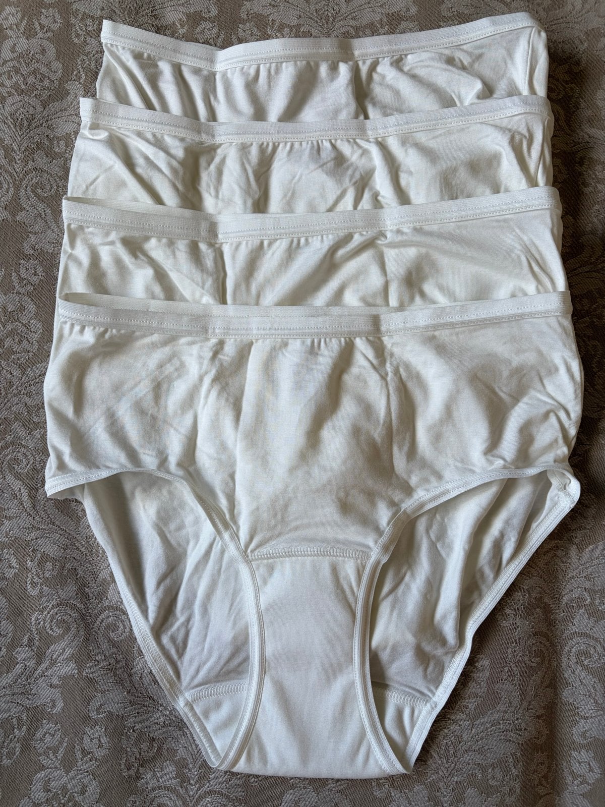 Set 4 nieuwe Pavone lingerie midi slips van bamboe, maat XL, Kleding | Dames, Ophalen of Verzenden, Wit, Slip