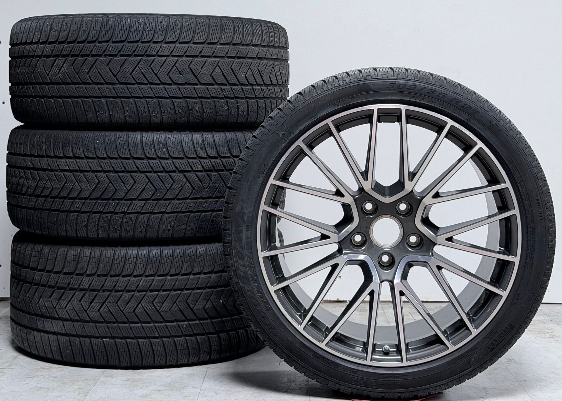 Porsche Cayenne Coupe 21 inch Spyder velgen / Origineel, Auto-onderdelen, Banden en Velgen, Gebruikt, -, -, Banden en Velgen