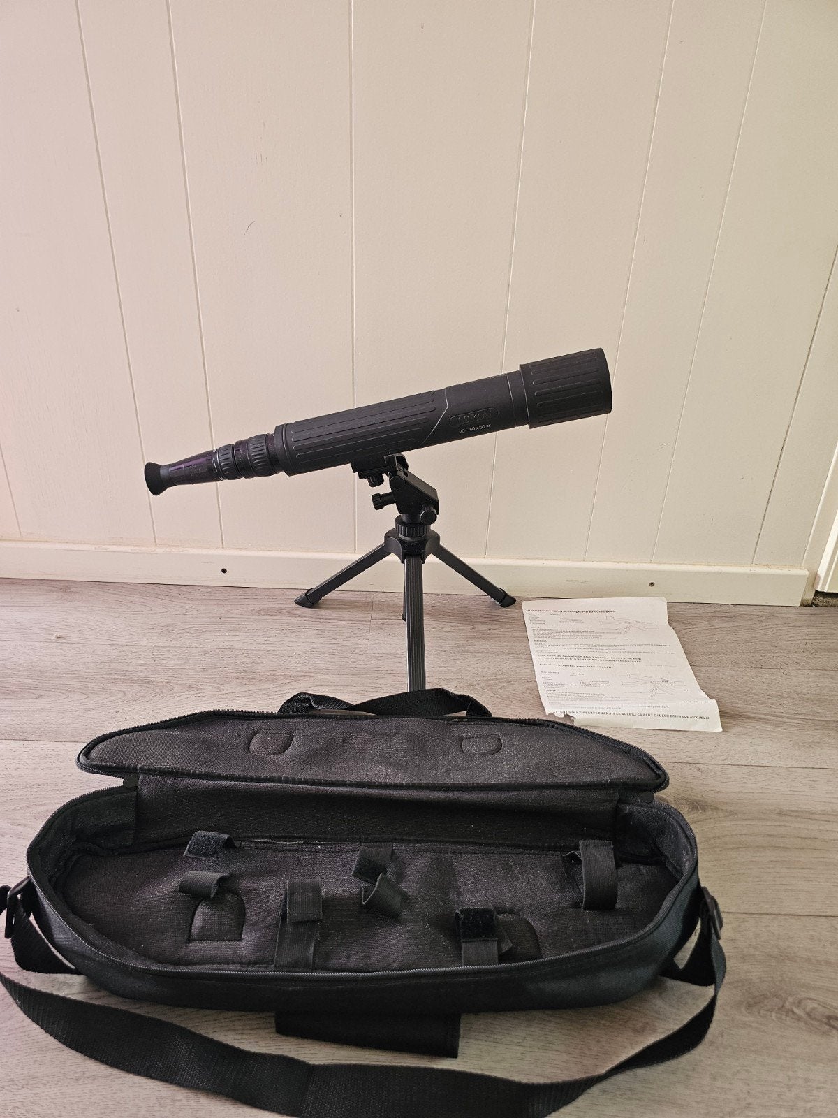 Luxon 20-60x60 Spotting Scope met Statief en Tas, Ophalen, Onderdelen of Toebehoren, Met statief, Zo goed als nieuw