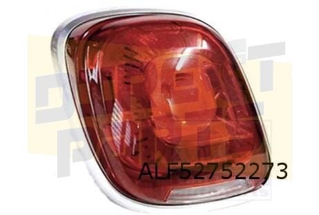 Fiat 500X (1/15-9/18) Achterlicht Links (RVS rand) (versie C, Auto-onderdelen, Verlichting, Fiat, Nieuw, Verzenden