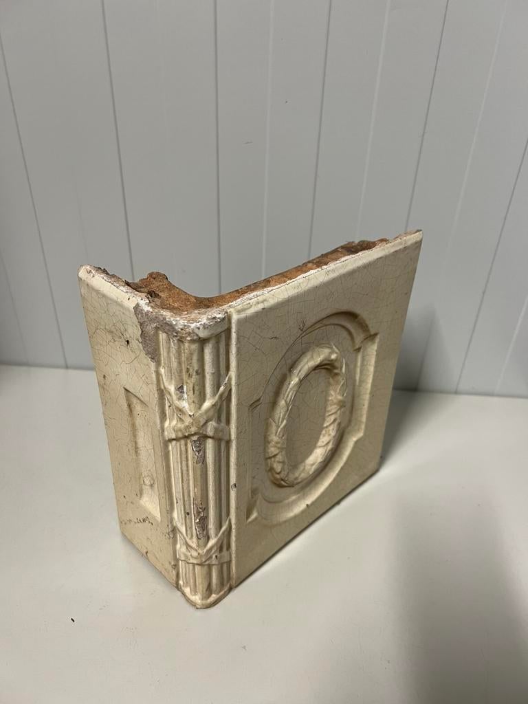 Te Koop : Hoeksteen Openhaard Siersteen Antieke Steen, Ophalen of Verzenden