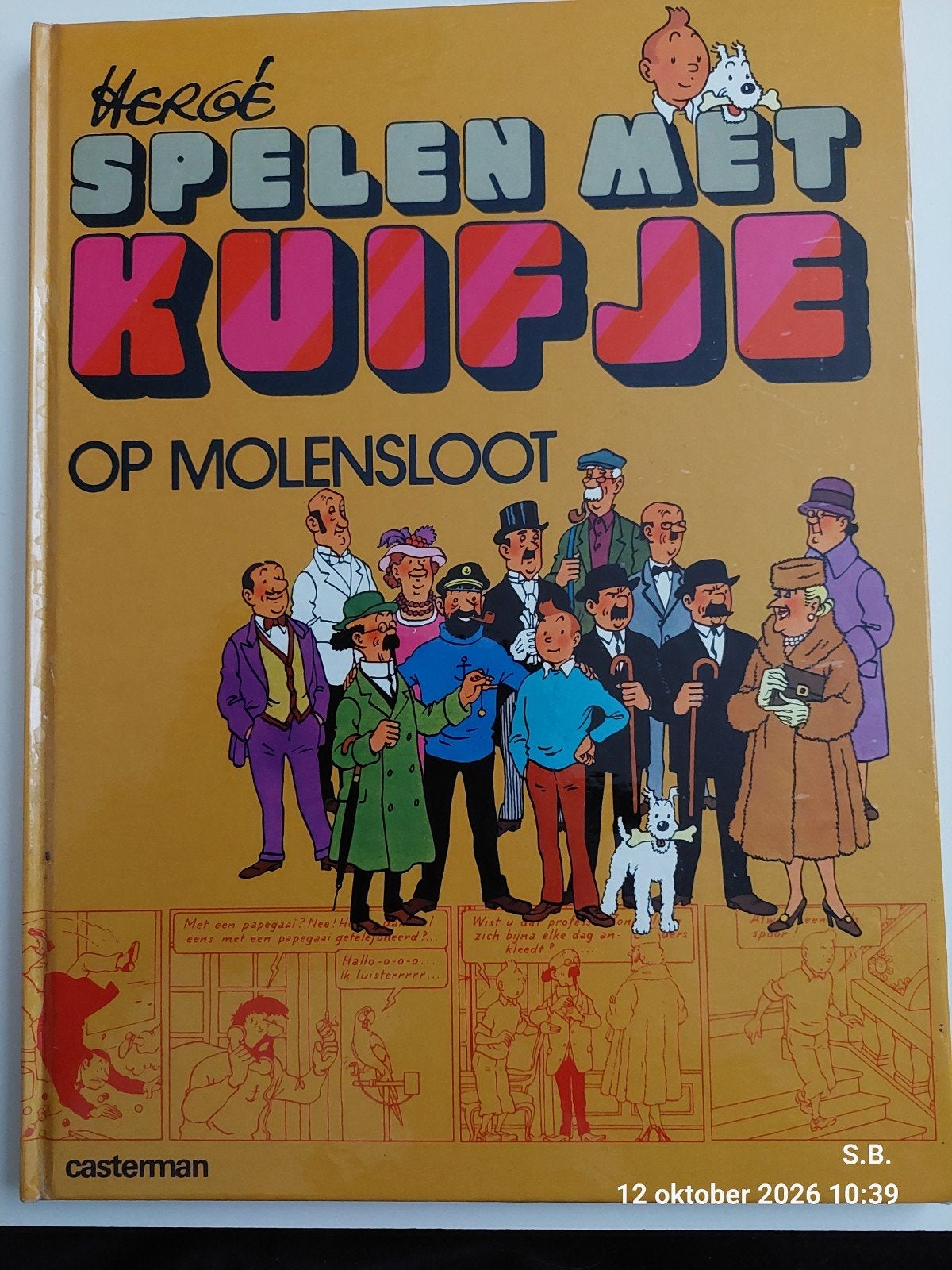 Kuifje boeken: Spelen met Kuifje in Syldavië & op Molens, Gelezen, Verzenden, Meerdere stripboeken, Hergé