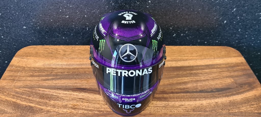 Lewis Hamilton helm 2020 schaal 1:2, Verzenden, Zo goed als nieuw, Formule 1