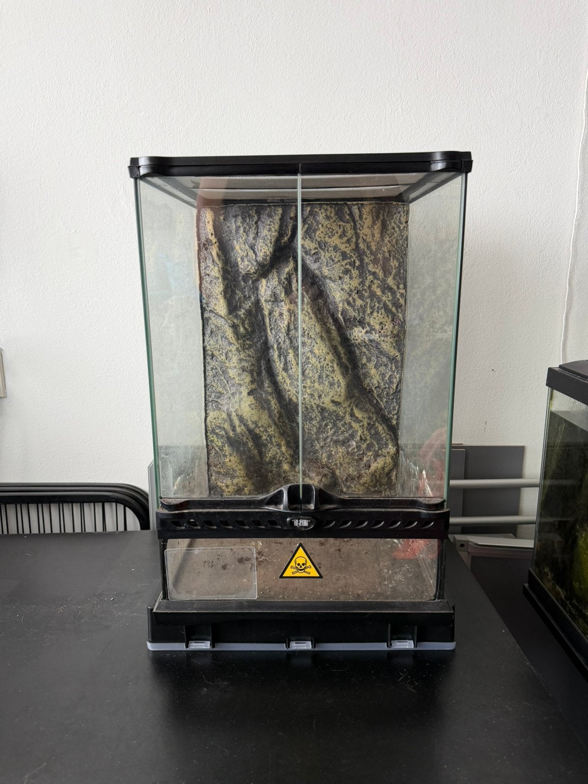 Exo terra met achtergrond, Dieren en Toebehoren, Ophalen, Zo goed als nieuw, Terrarium of Paludarium