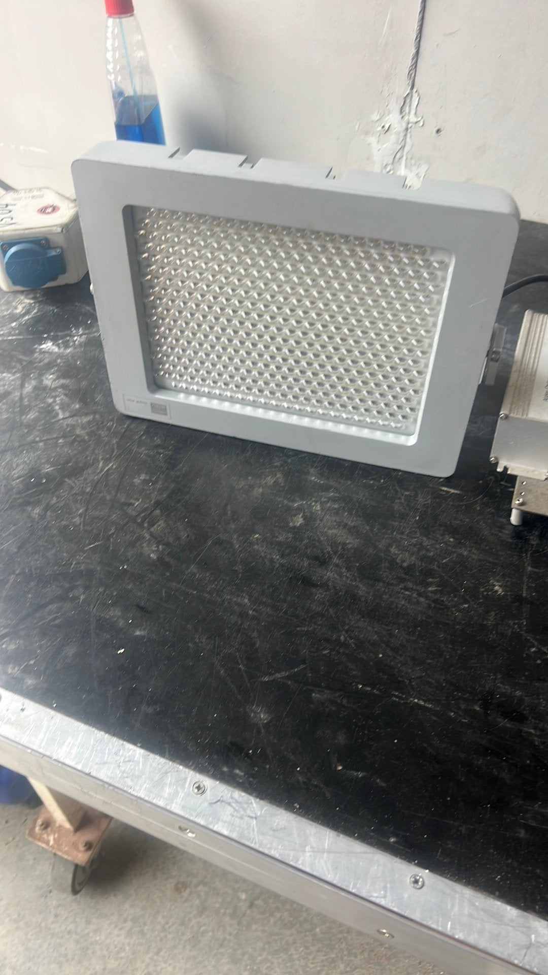 8x led bouwlamp, Ophalen of Verzenden, Zo goed als nieuw, Met statief