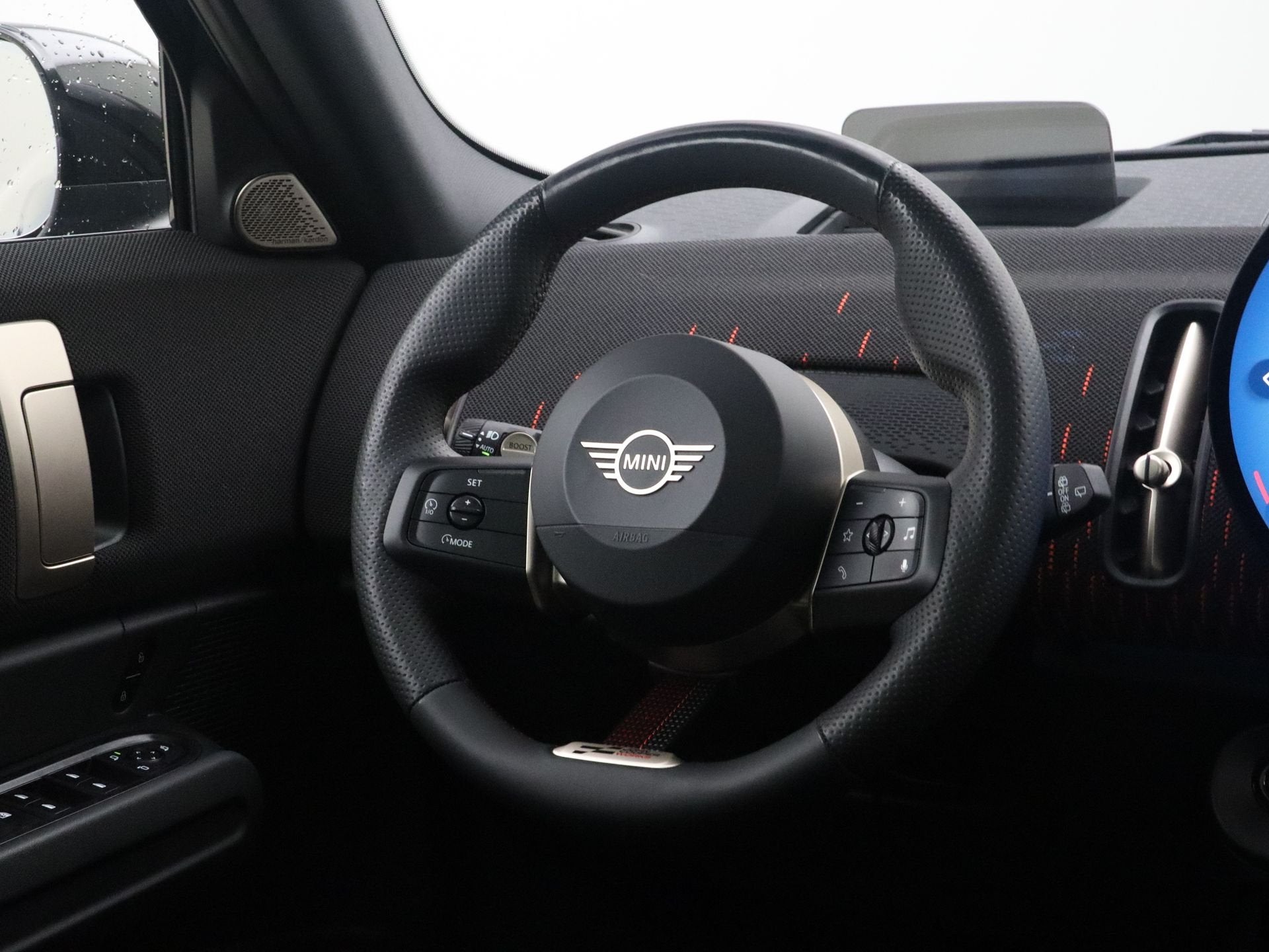 MINI Countryman SE ALL4 John Cooper Works Pakket M Accu cond, Auto's, Automaat, Dealer onderhouden, Gebruikt, Zwart