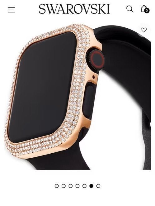 Swarovski AG accesoire for Apple watch 41mm Rosé Goudkleurig, Ophalen of Verzenden, Zo goed als nieuw, Apple, All Apple Watches 41 mm