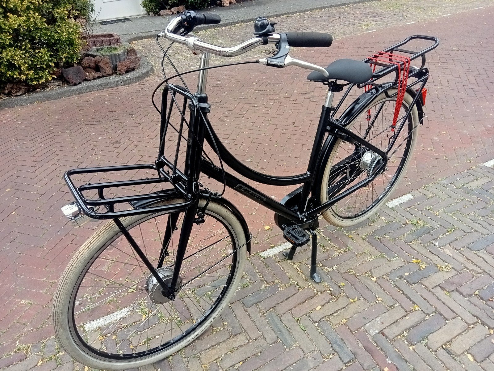 Prachtige zwarte Batavus Packd oma-transportfiets.7 versn., Ophalen, 47 tot 50 cm, Versnellingen, Batavus
